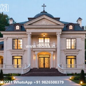 Elegant Classic House Design with Vintage Charm No-1520