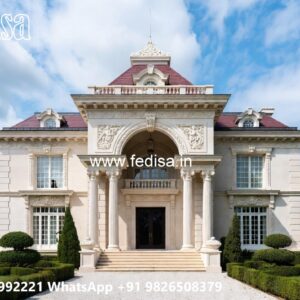 Classic House Design with Beautiful Garden Landscape No-1521