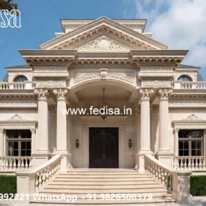 Classic House Design with Beautiful Staircase Ideas No-1530