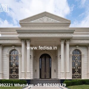 Classic House Design with Elegant Courtyard Ideas No-1556