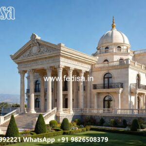 Classic House Design with Stylish Marble Flooring No-1557