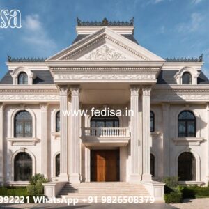 Classic House Design with Elegant Outdoor Lighting No-1564