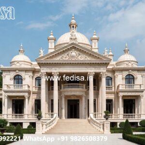 Classic House Design with Beautiful Stone Cladding No-1567