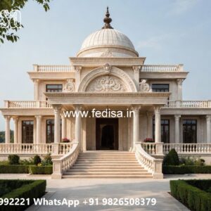 Classic House Design with Beautiful Garden Decor No-1594