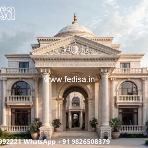 Classic House Design with Elegant Marble Staircase No-1624
