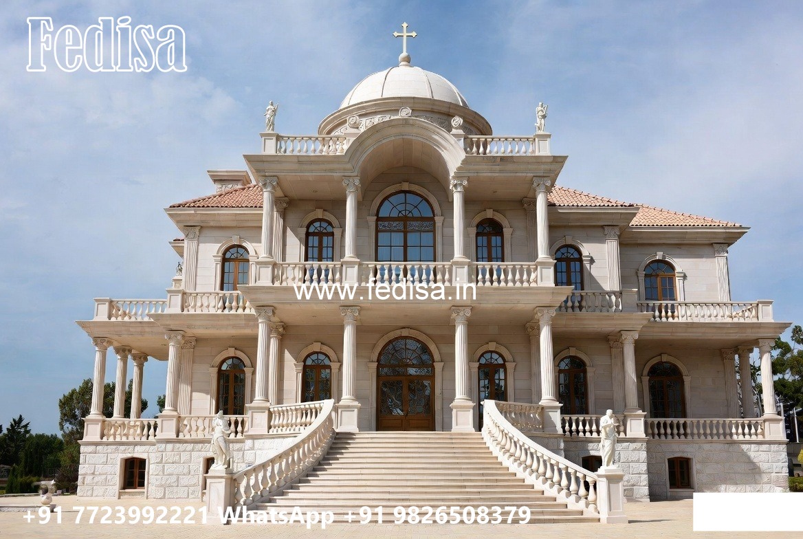 Classic House Design with Beautiful Exterior Gardens No-1639