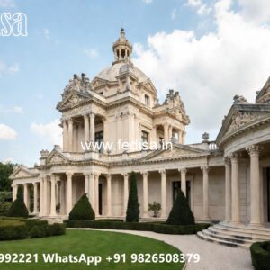 Elegant Classic Villa Design with Grand Entrance No-1678