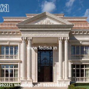 Classic Villa Design with Elegant Window Styling No-1688