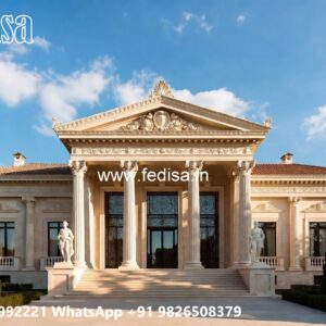 Classic Villa Design with Rich Architectural Charm No-1698