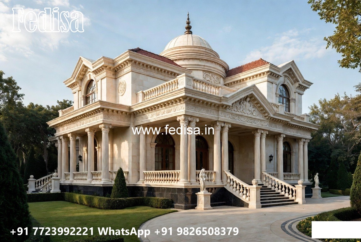 Classic Villa Design with Stylish Outdoor Lighting No-1701