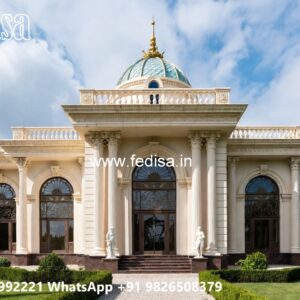 Classic Villa Design with Decorative Iron Railings No-1706