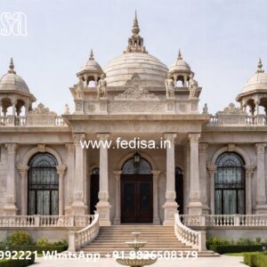 Classic Villa Design with Luxury Exterior Landscaping No-1719