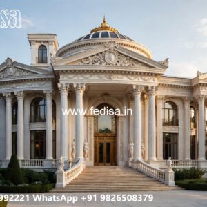 Classic Villa Design with Beautiful Balcony Railings No-1723