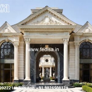 Classic Villa Design with Elegant Front Elevation No-1741