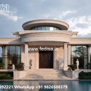 Classic Villa Design with Stylish Entryway Decor No-1747