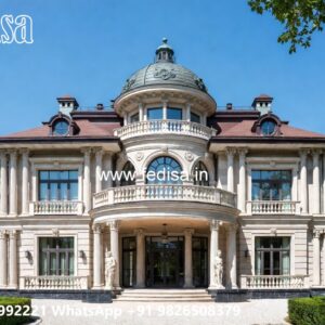 Classic Villa Design with Beautiful Villa Landscaping No-1750
