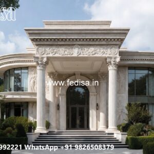 Classic Villa Design with Decorative Architectural Features No-1753