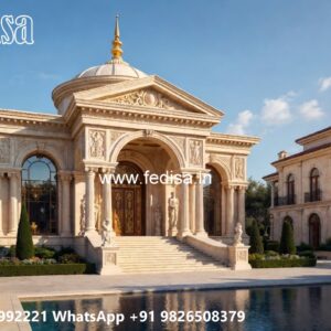 Classic Villa Design with Decorative Exterior Features No-1787
