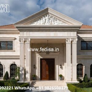 Traditional Classic Villa Design with Beautiful Exteriors No-1795
