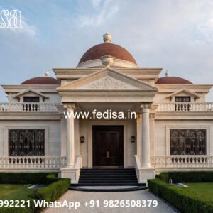 Modern Luxury House Design with Glass Facade No-1861