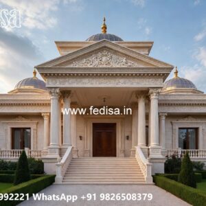 Luxury House Design with Grand Entrance Door Ideas No-1914