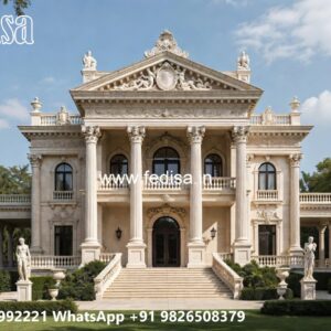 Classic House Design with Decorative Pillar Concepts No-1973