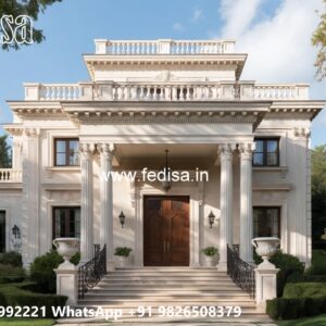 Classic House Design with Royal Decorative Details No-2026