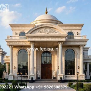 Classic House Design with Beautiful Garden Decor No-2044