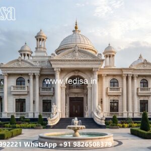 Classic House Design with Rich Marble Decor No-2056