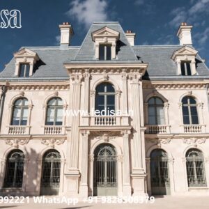 Classic House Design with Decorative Entry Door Ideas No-2067