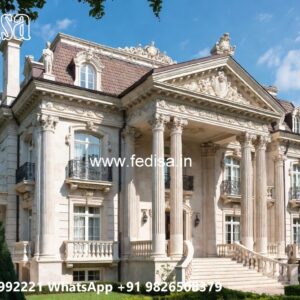 Classic House Design with Elegant Marble Staircase No-2074