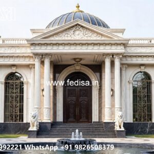 Classic House Design with Decorative Pillar Beauty No-2079