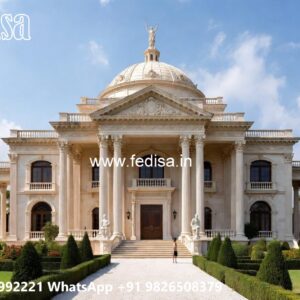 Classic House Design with Beautiful Exterior Gardens No-2089