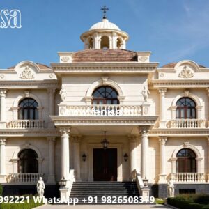 Classic Villa Design with Stylish Balcony Concepts No-2112