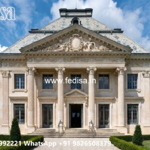 Classic Villa Design with Beautiful Roof Architecture No-2129