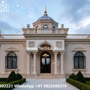 Classic Villa Design with Stylish Marble Flooring No-2132