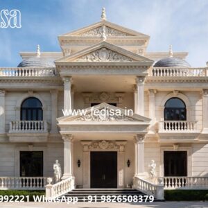 Classic Villa Design with Decorative Wall Textures No-2146