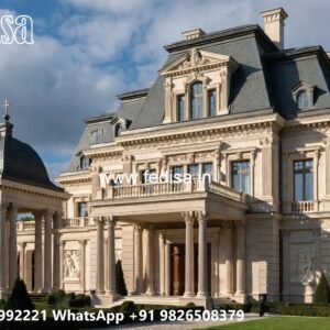 Luxury Classic Villa Design with Rich Marble Decor No-2163