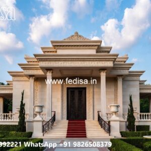 Classic Villa Design with Luxury Exterior Landscaping No-2169