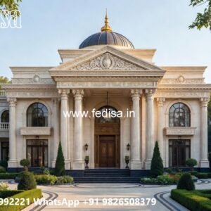 Classic Villa Design with Beautiful Villa Landscaping No-2200