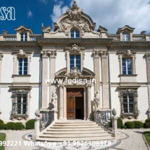 Classic Villa Design with Stylish Front Garden No-2243