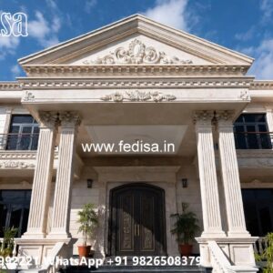 Luxury House Design with Elegant Marble Flooring No-2305