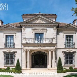 Classic House Design with Premium Marble Finishes No-2418