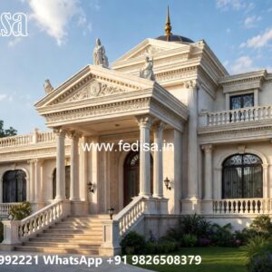 Classic House Design with Beautiful Staircase Ideas No-2430