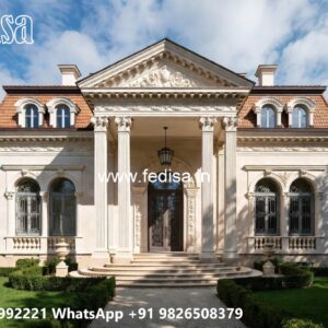 Beautiful Classic House Design with Elegant Details No-2444