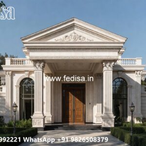 Classic House Design with Stylish Marble Flooring No-2457