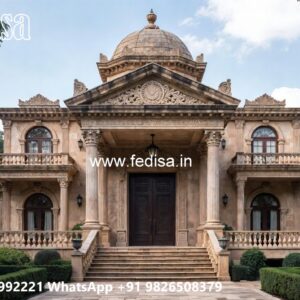 Classic House Design with Elegant Outdoor Lighting No-2464