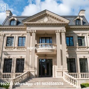 Elegant Classic House Design with Rich Architecture No-2470