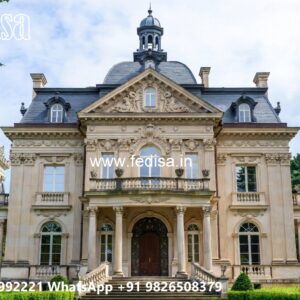 Classic House Design with Beautiful Garden Decor No-2494