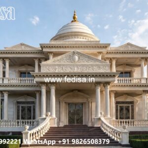 Classic House Design with Elegant Exterior Lighting No-2499